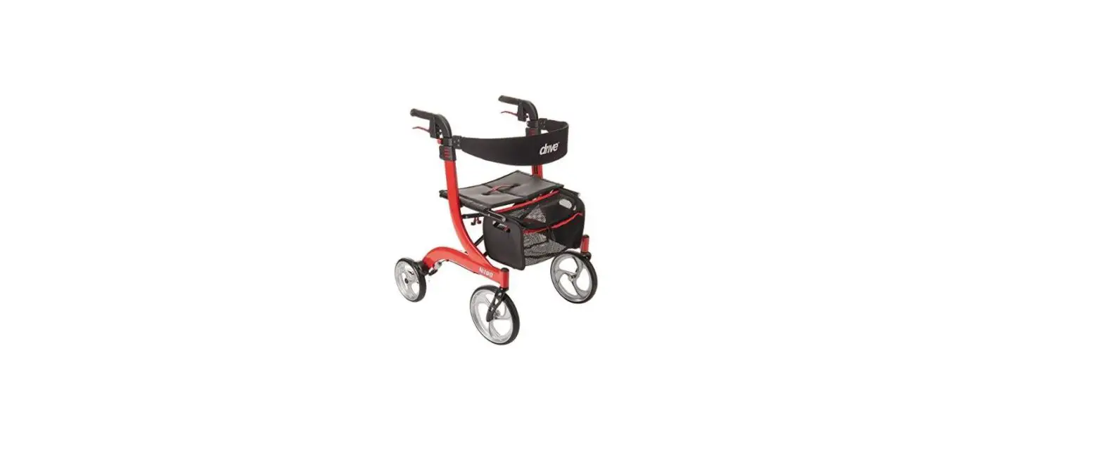 Drive Rtl10266 Nitro Euro-style 4-wheel Rollator Walker Instruction Manual