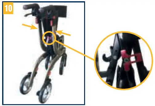 drive-RTL10266-Nitro-Euro-Style-4-Wheel-Rollator-Walker-fig-9