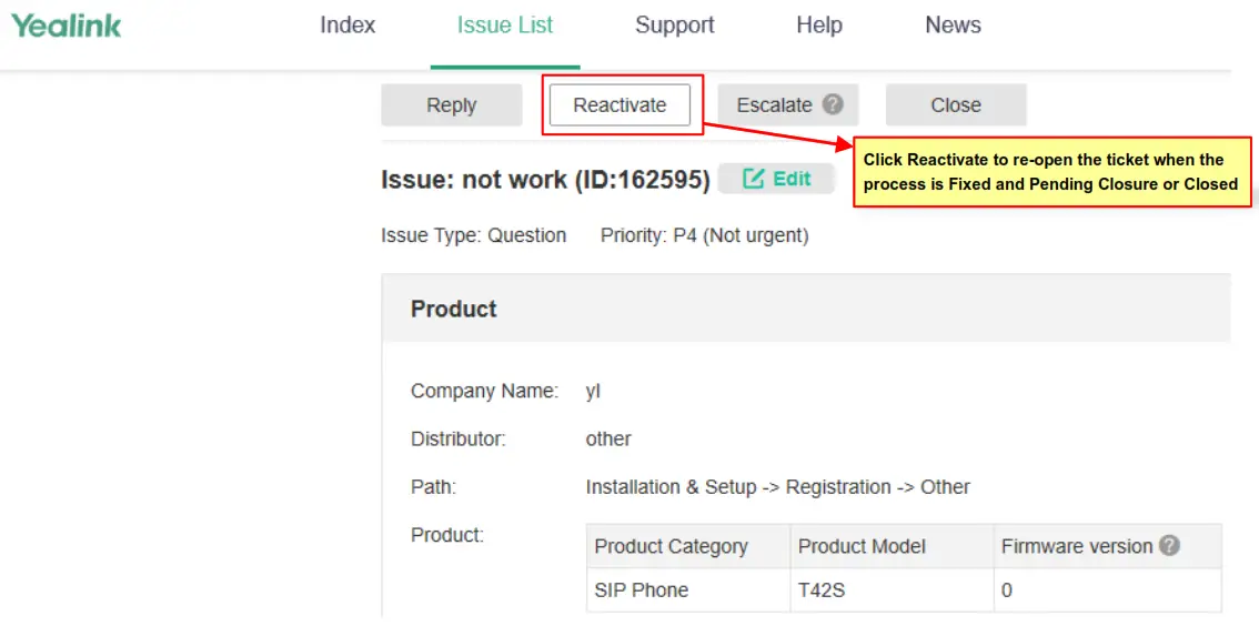 Yealink 300628 Ticket Releases the launch - Figure 26