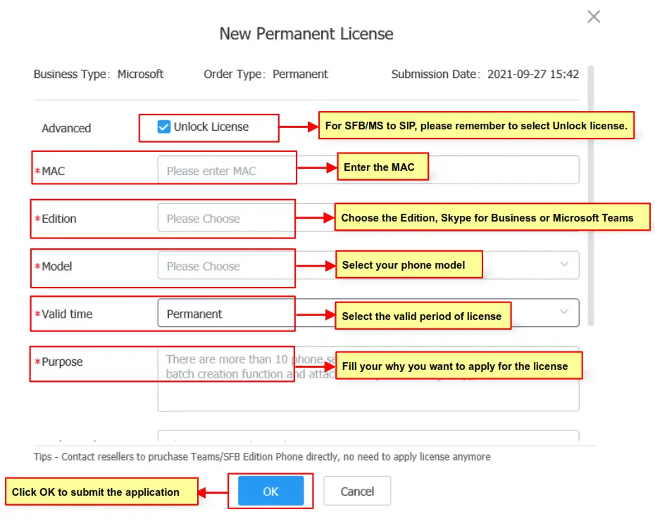 Yealink 300628 Ticket Releases the launch - Figure 8