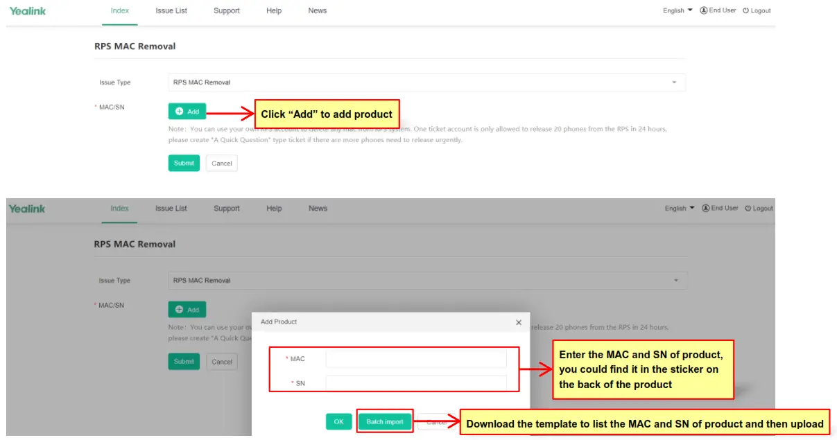 Yealink 300628 Ticket Releases the launch - Figure 9