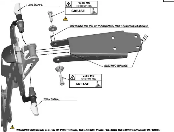 rizoma PT517 Fox Plate Holder Kit Ducati Monster-FIG11