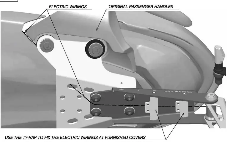 rizoma PT517 Fox Plate Holder Kit Ducati Monster-FIG18