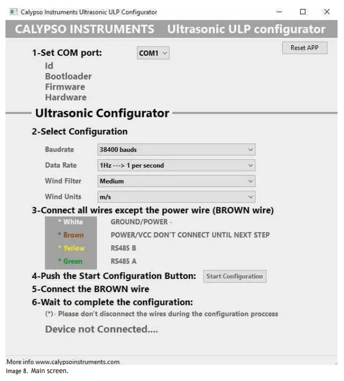 CALYPSO ULTRASONIC ULP Ultra Low Power Ultrasonic Wind Meter- Fig7