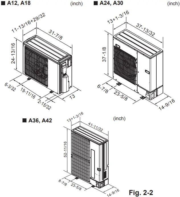 MITSUBISHI ELECTRIC PUZ-A·NHA7-KA7 Wall Mounted Heat Pump Air Conditioners-fig3
