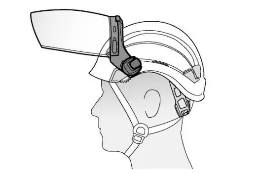 PETZL VIZEN-2 A014AA00 Face Shield Arc Flash - Figure 2