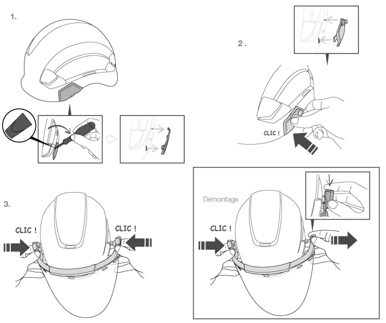 PETZL VIZEN-2 A014AA00 Face Shield Arc Flash - Figure 3