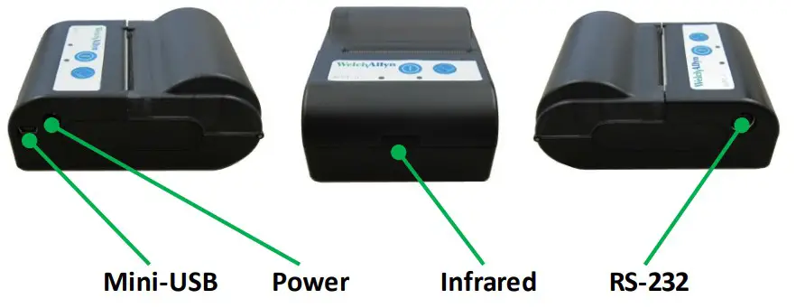 Welch Allyn 39511-4 MPT-II Mobile Thermal Mini Printer - fig 3