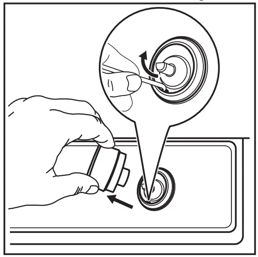 Electrolux KGS9536X 85cm Gas Hob - Remove the knob