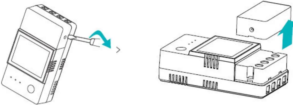 Wiring instruction Remove protective cover