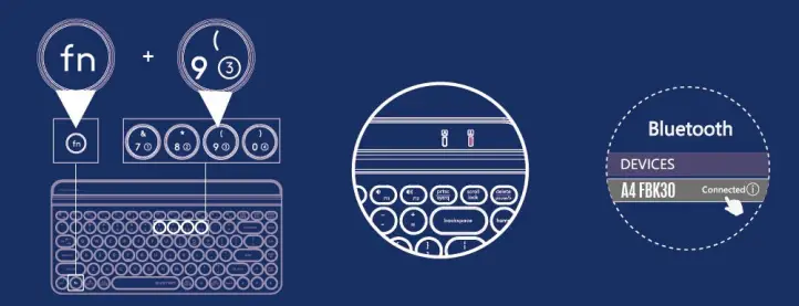 A4TECH FBK30 Bluetooth and 2.4G Wireless Keyboard - fig8