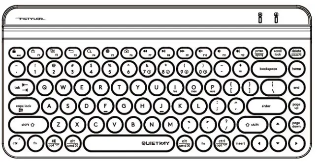 A4TECH FBK30 Bluetooth and 2.4G Wireless Keyboard