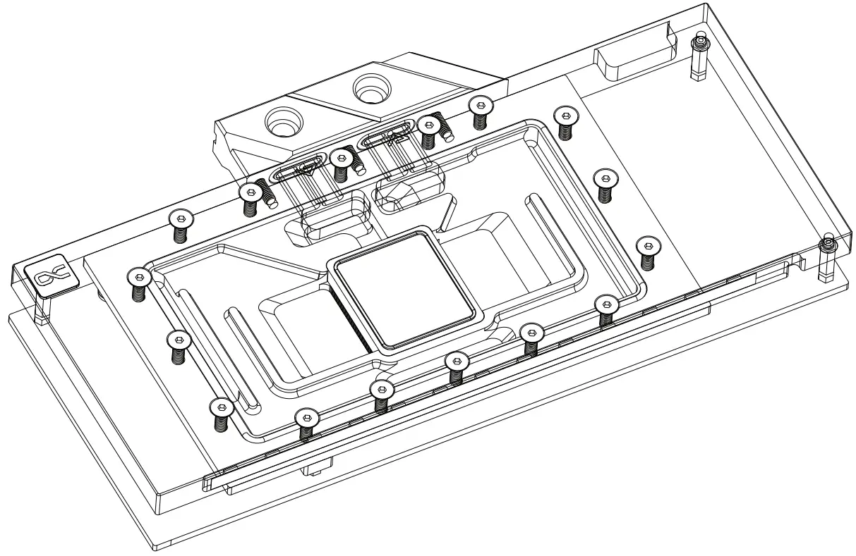 ALPHACOOL 7900XTX Eisblock Aurora Acryl Reference - qr code