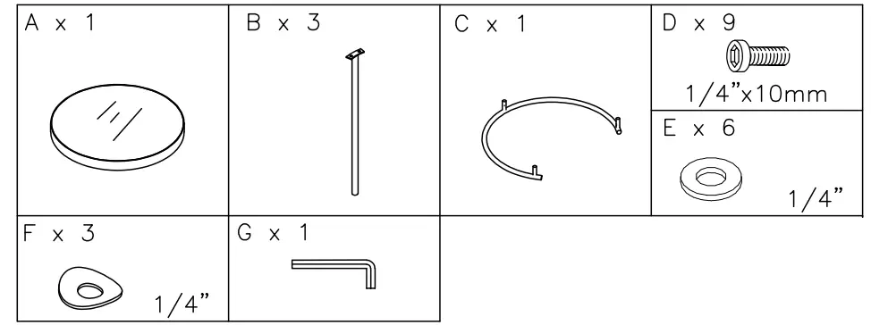 ASHLEY A4000048 Room Majaci Accent Table - Figure 1