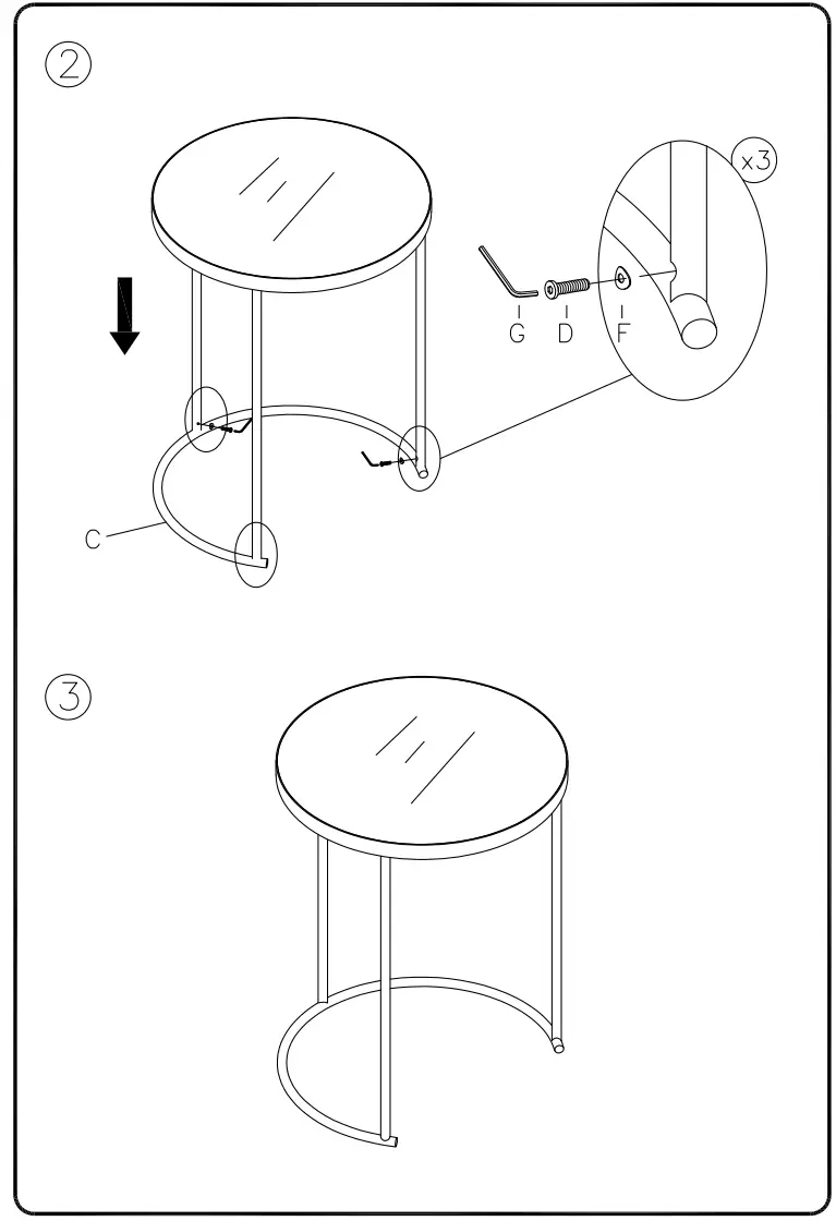 ASHLEY A4000048 Room Majaci Accent Table - Figure 3
