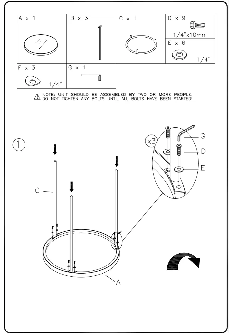 ASHLEY A4000048 Room Majaci Accent Table - Figure 4