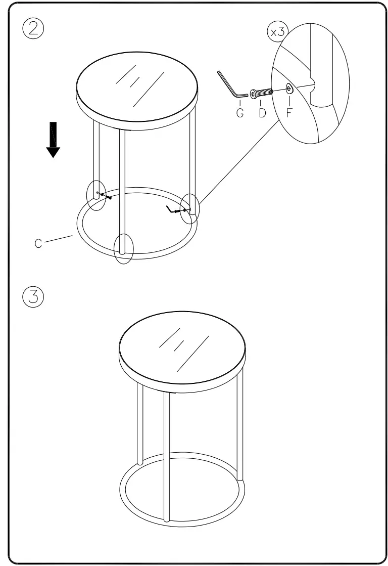 ASHLEY A4000048 Room Majaci Accent Table - Figure 5