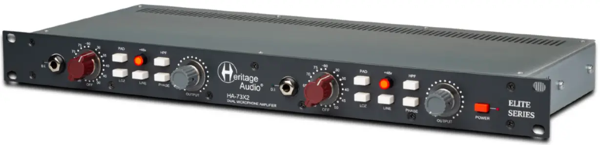 Heritage Audio HA-73X2 Dual Channel Microphone Preamp