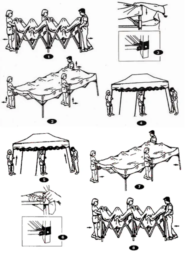 PEREL GZB4PRO Gazebo White - Fig