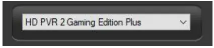 Hauppauge Capture Application - Device Dropdown