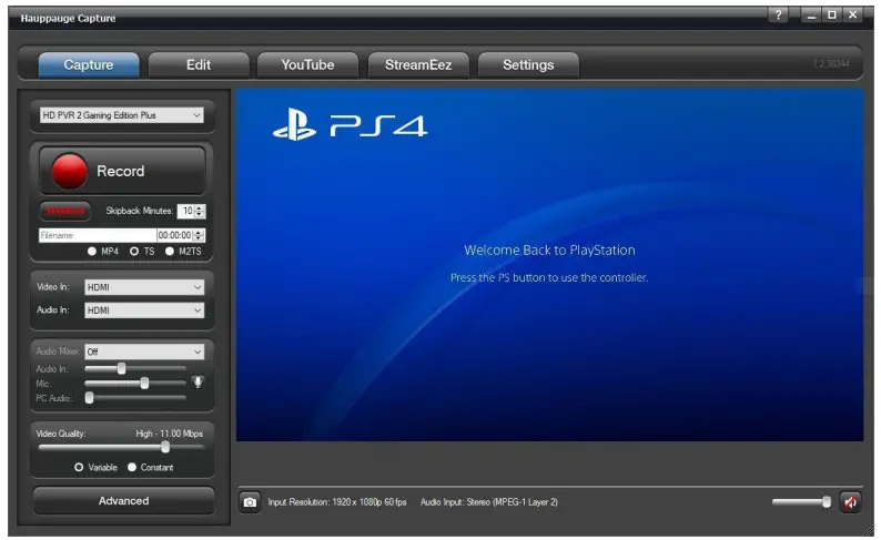 Hauppauge Capture Application - PVR Products