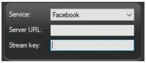 Hauppauge Capture Application - select Facebook