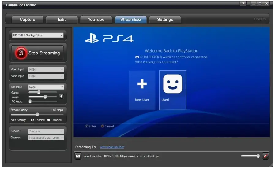 Hauppauge Capture Application - software to access