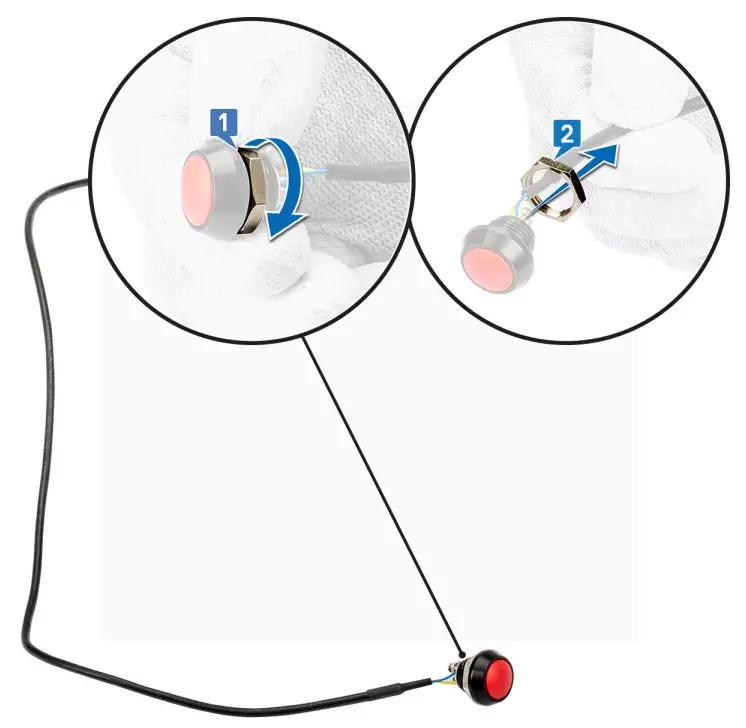 DELL OptiPlex XE3 Tower Remote Power Switch -fig2