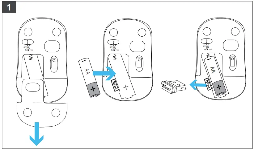 Trust YVI FX illuminated Wireless Mouse - fig 1