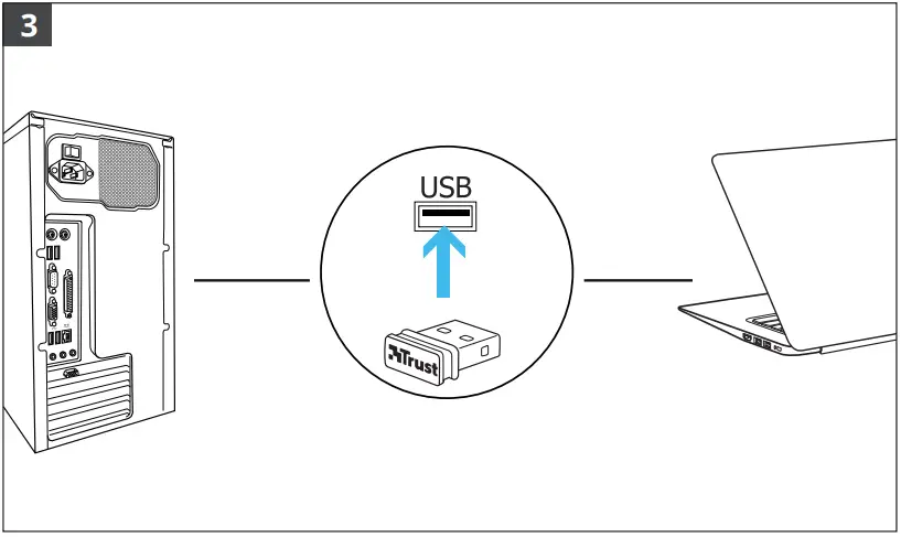 Trust YVI FX illuminated Wireless Mouse - fig 3