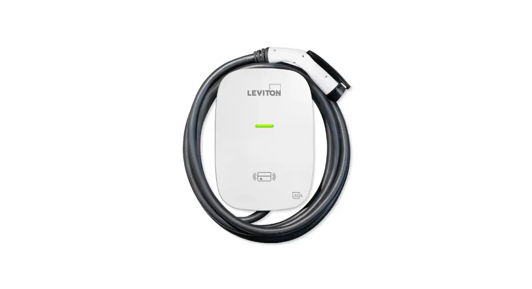 Leviton Ev320 Evr Green Electric Vehicle Charging Station Instruction Manual