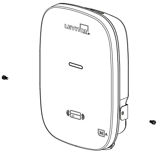 LEVITON EV320 evr green Electric Vehicle Charging Station - M5 screws
