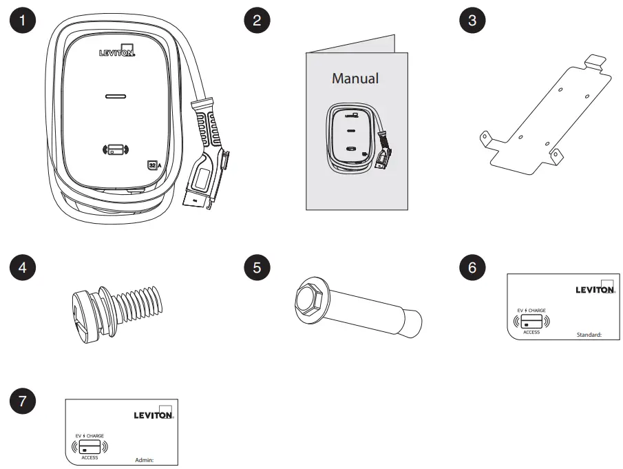 LEVITON EV320 evr green Electric Vehicle Charging Station - Tools Needed