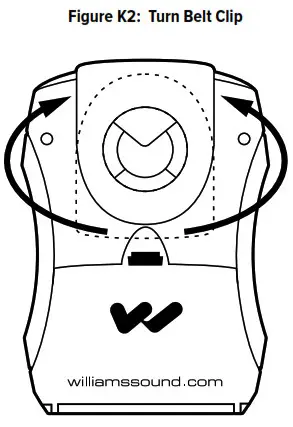 WILLIAMS SOUND Personal PA Tour-Clip