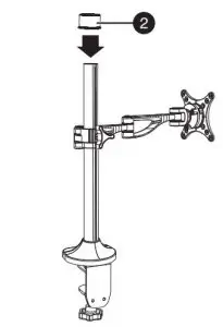 FIG 20 Attaching the monitor support arms