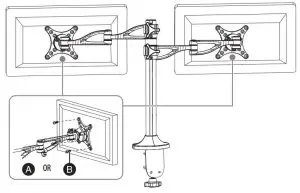 FIG 23 Attaching the monitors
