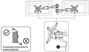FIG 24 Adjusting the monitors