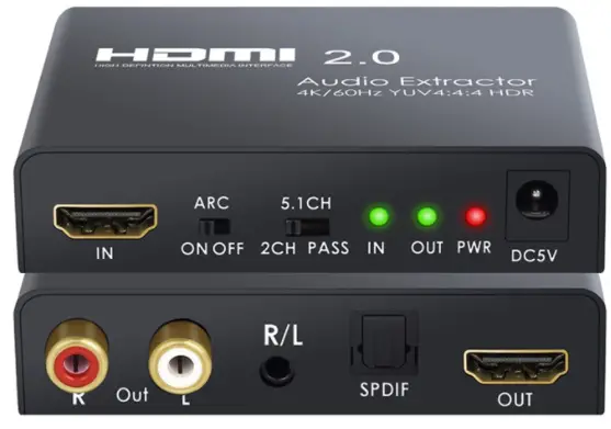 hdmi 2.0 audio extractor