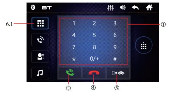 UNITOPSCI 9601 MP5 and FM Receiver 7.0Inch TFT LCD Instruction Manual - BT