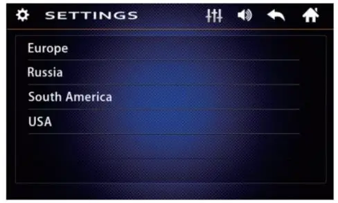 UNITOPSCI 9601 MP5 and FM Receiver 7.0Inch TFT LCD Instruction Manual - Touch Radio Area