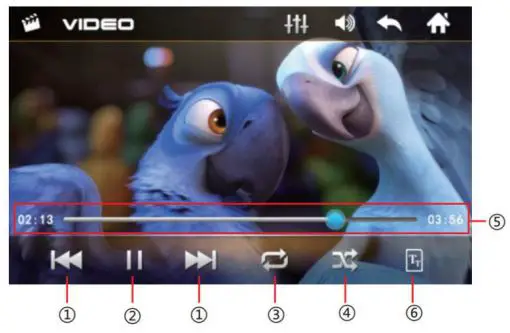 UNITOPSCI 9601 MP5 and FM Receiver 7.0Inch TFT LCD Instruction Manual - Video