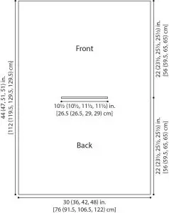 LION BRAND NUBOO Wind Flower Poncho M20323 NUB - ABBREVIATIONS