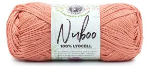 LION BRAND NUBOO Wind Flower Poncho M20323 NUB - MATERIALS