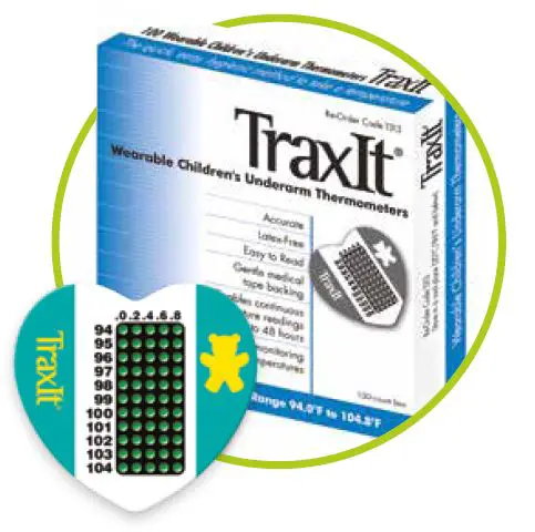 Traxit Wearable Axillary Chikdrens Thermometer fig2
