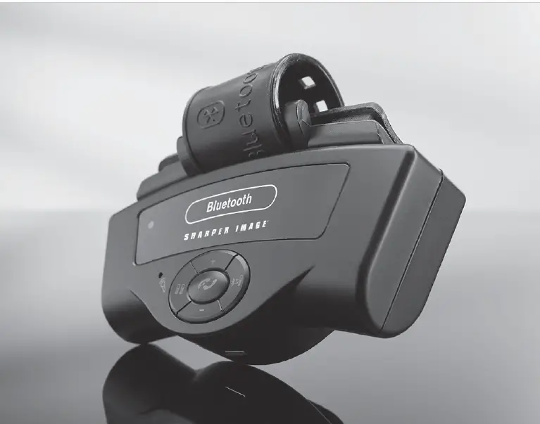 Sharper Image Steering Wheel Bluetooth Speakerphone User Manual