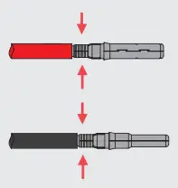 GOODWE AC-coupled Battery Storage - BAT cables to BAT connectors