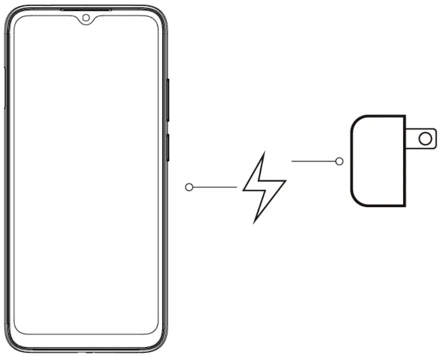 IPRO S100 Waterdrop Smart Phone - Battery Charging