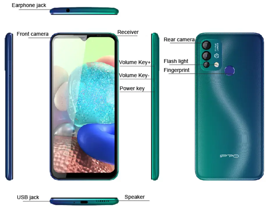 IPRO S100 Waterdrop Smart Phone