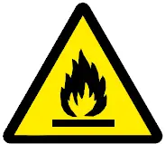 flammable components icon