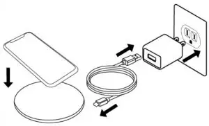 ellie rose WC2021001 Wireless Charger - instraction